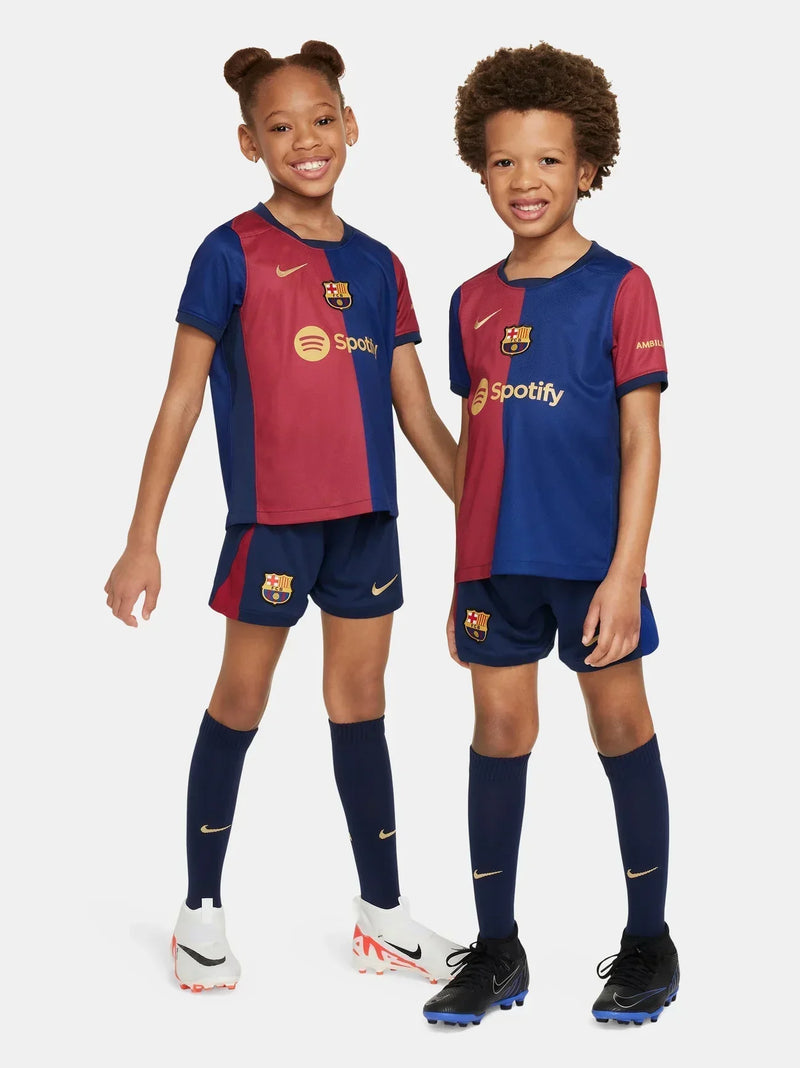 Conjunto Barcelona Niños Primera Equipación 24/25