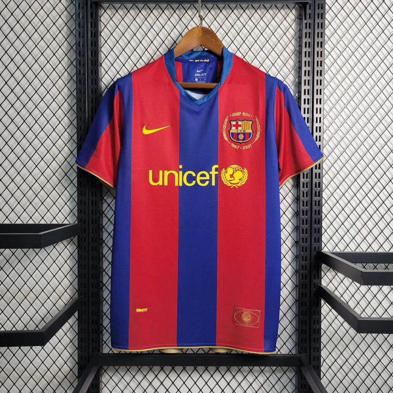 Camiseta Retro FC Barcelona Local 2007 08 - Hombre