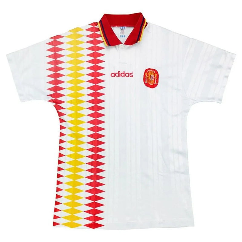 Camiseta Retro España Segunda Equipación Mundial 1994 - Hombre