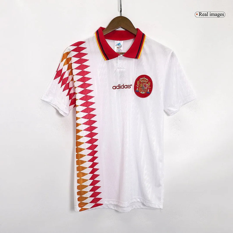 Camiseta Retro España Segunda Equipación Mundial 1994 - Hombre